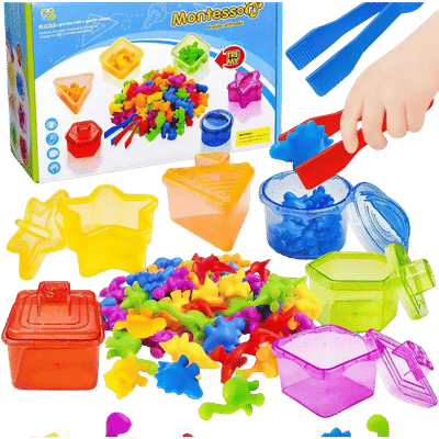 طقم الفرز الحسي التعليمي